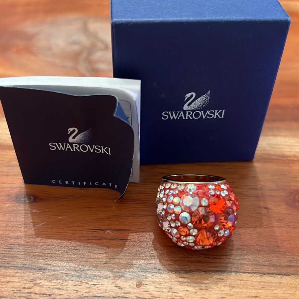 Swarovski Chic Multi Red Ring - image 8